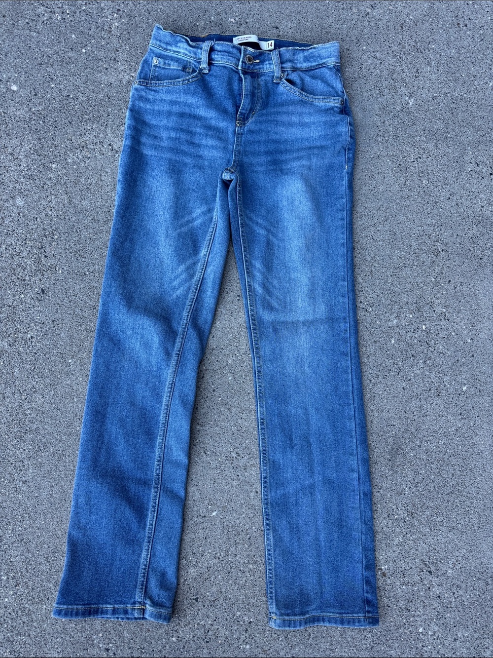 Levi’s Mid Wash Kid’s Size 14 Straight-Leg Jeans